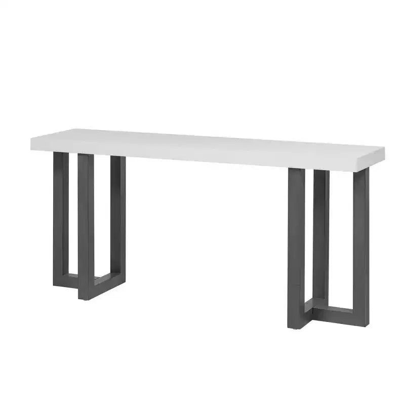 Consolle moderna 63 con piano a patchwork geometrico, tavolo da ingresso con gambe in pino massiccio, tavolo da atrio per soggiorno, corridoio, ingresso