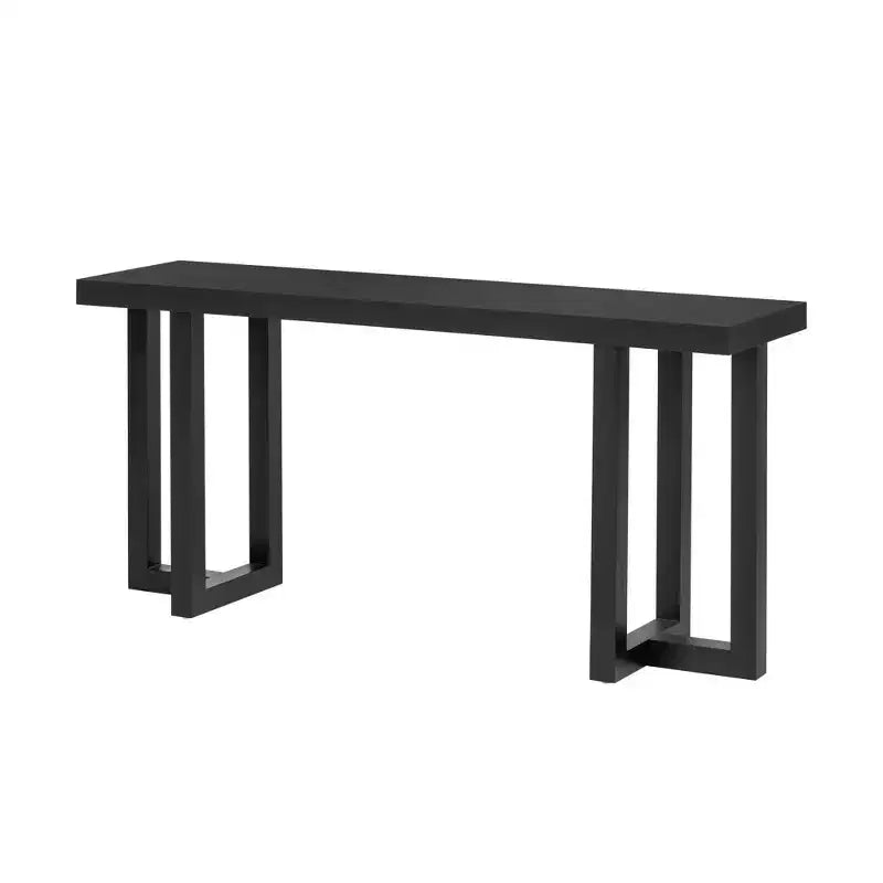 Consolle moderna 63 con piano a patchwork geometrico, tavolo da ingresso con gambe in pino massiccio, tavolo da atrio per soggiorno, corridoio, ingresso