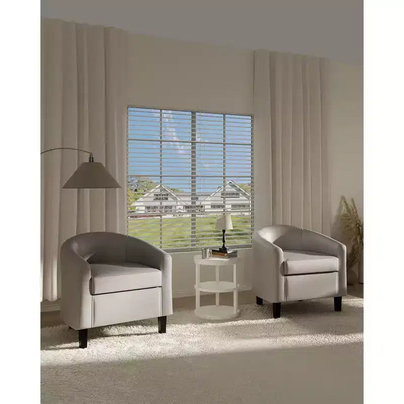 Poltrone a botte in similpelle per soggiorno/camera da letto/sala lettura