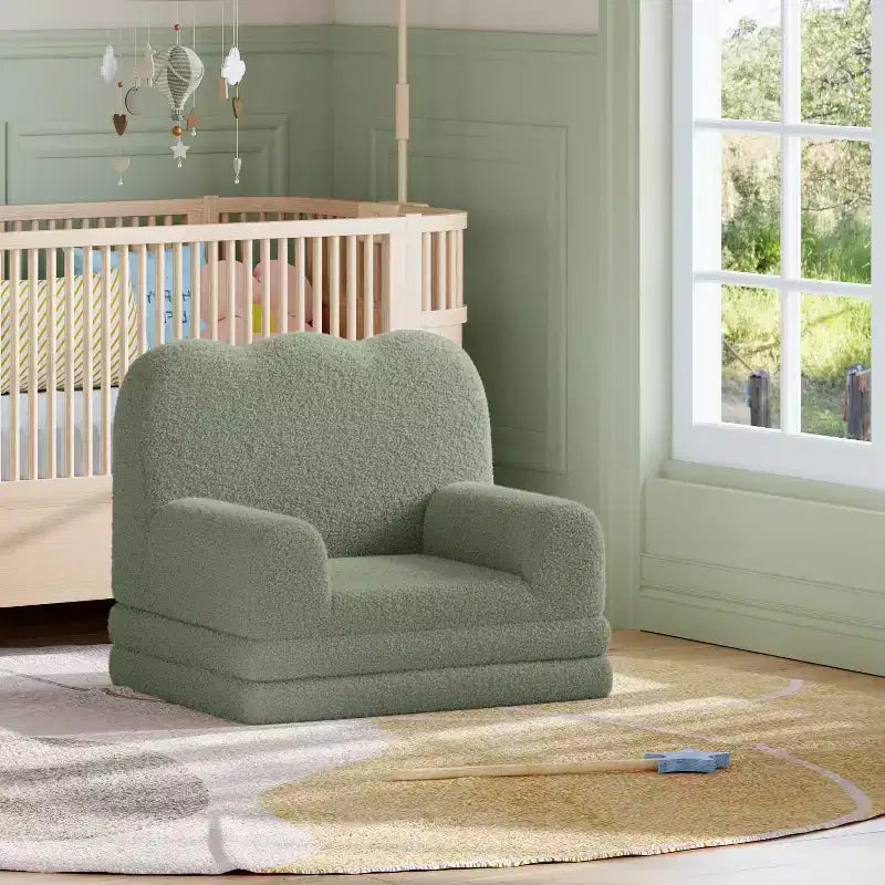 Divano per bambini 2 in 1, comodo divano, poltrona lunga, divano in morbida schiuma, regalo per bambini e bambine