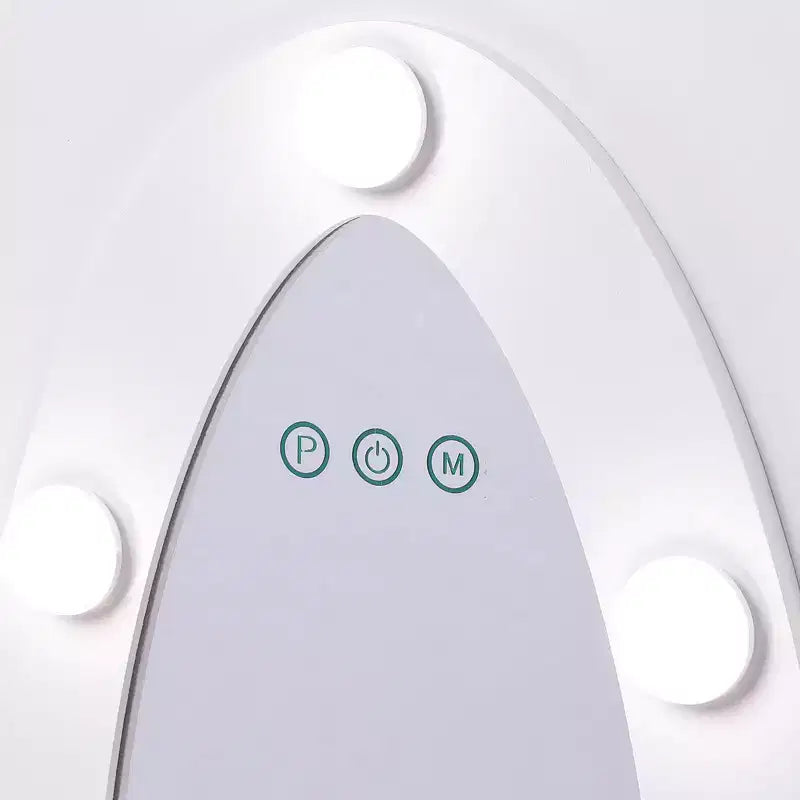 Organizzatore Vestiti per Bambini, Armadio per Costumi con Specchio Illuminato, Asta Appendiabiti e Cassetti per Camera da Letto e Sala Giochi