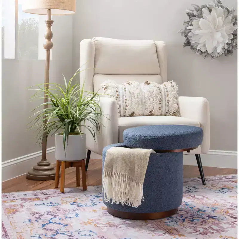 Blanche Pouf Contenitore
