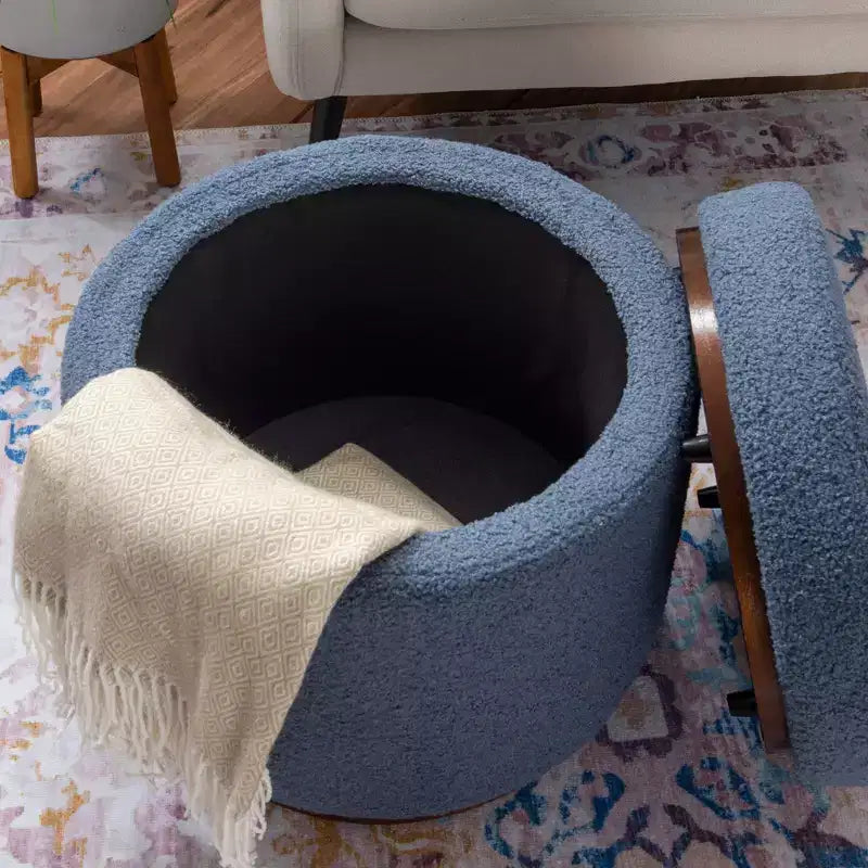 Blanche Pouf Contenitore