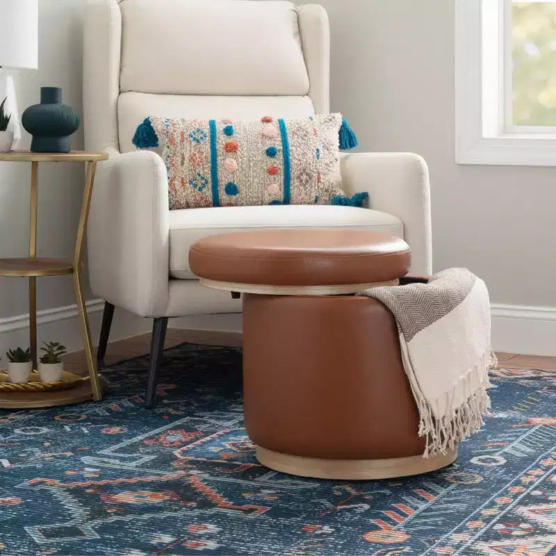 Blanche Pouf Contenitore