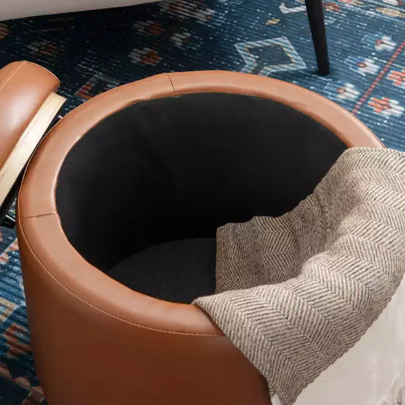Blanche Pouf Contenitore