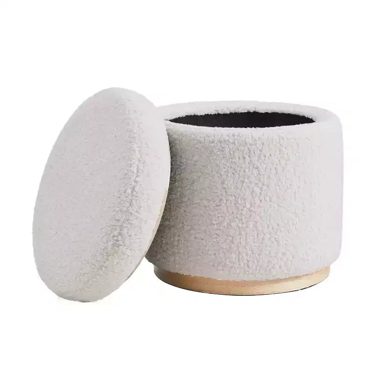 Blanche Pouf Contenitore