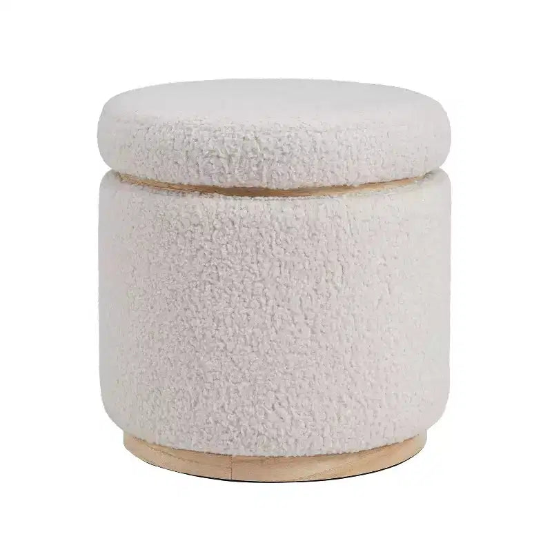 Blanche Pouf Contenitore