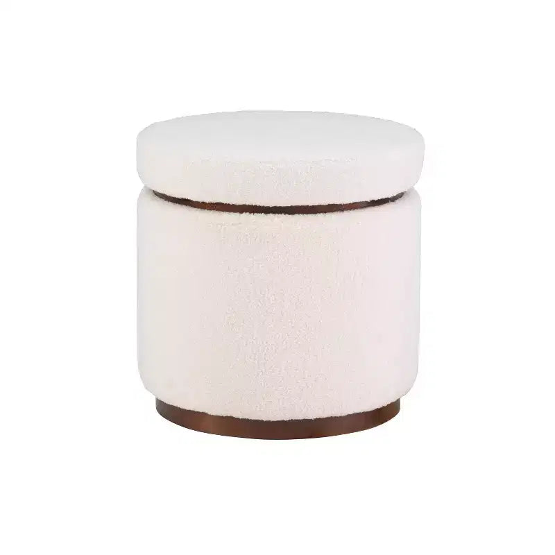 Blanche Pouf Contenitore