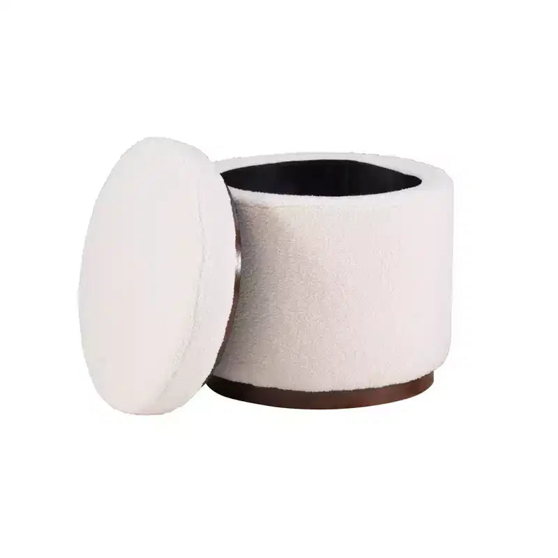 Blanche Pouf Contenitore