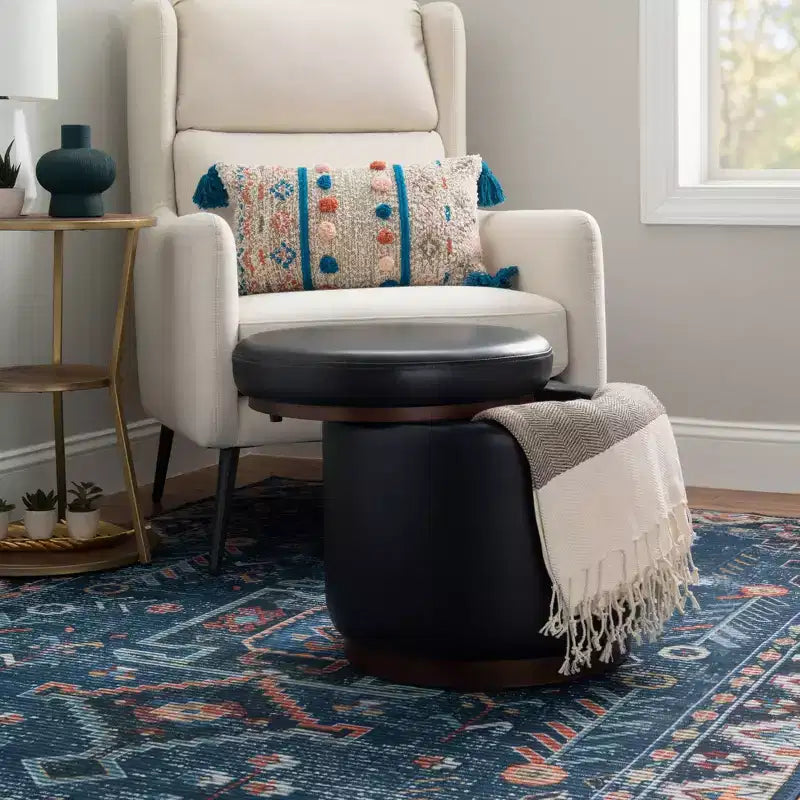 Blanche Pouf Contenitore