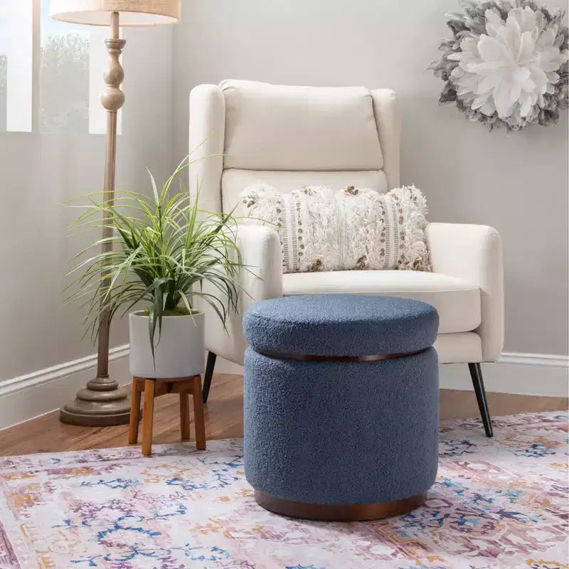 Blanche Pouf Contenitore