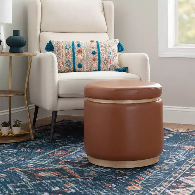 Blanche Pouf Contenitore