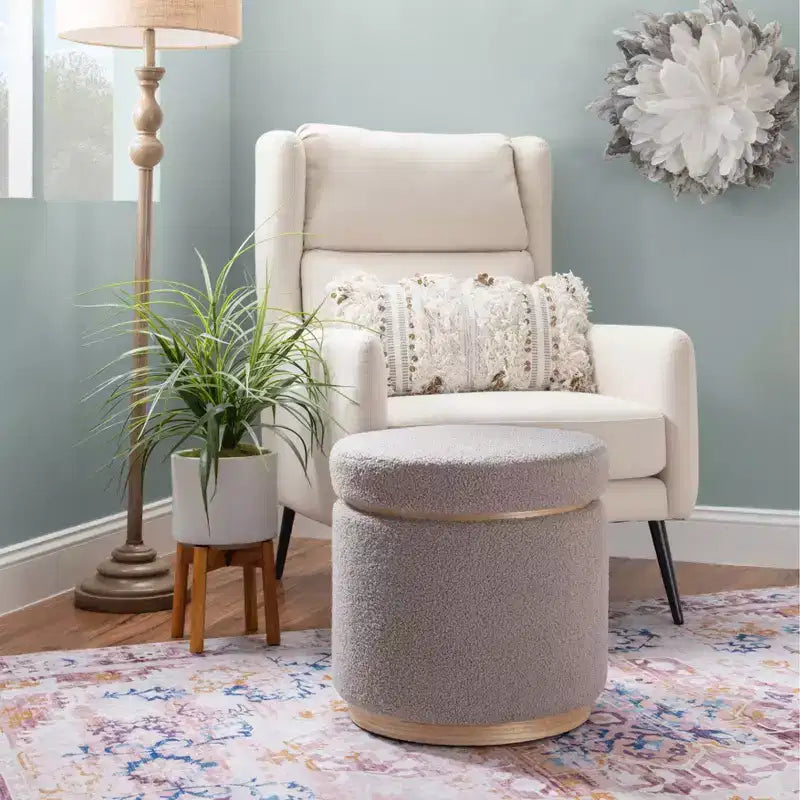 Blanche Pouf Contenitore