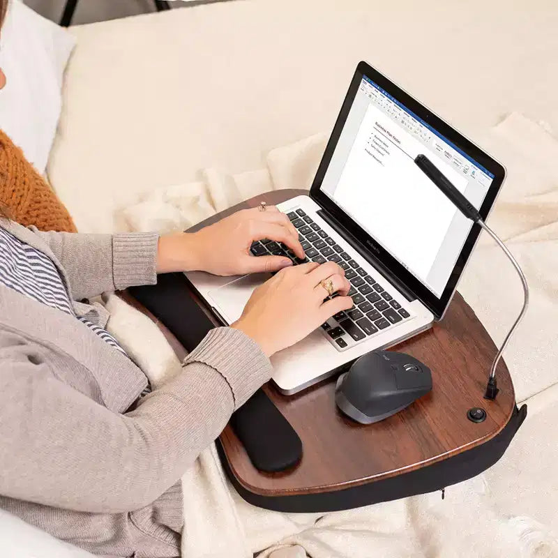 Mini scrivania da grembo - Scrivania da grembo per laptop per studenti - Argento