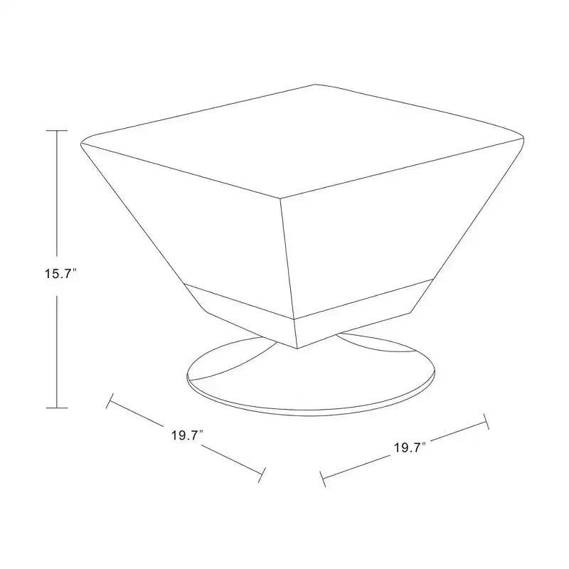 Pouf Girevole Diamond