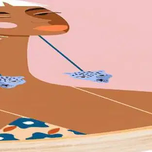 Tavolino in acrilico con orecchini a forma di ghepardo
